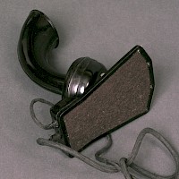 Kopfhörer und Mikrophon für Telefonvermittlung
