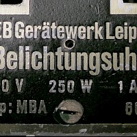 Belichtungsuhr