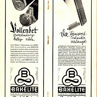 Werbebroschüre Bakelite® Der Stoff der 1000 Möglichkeiten